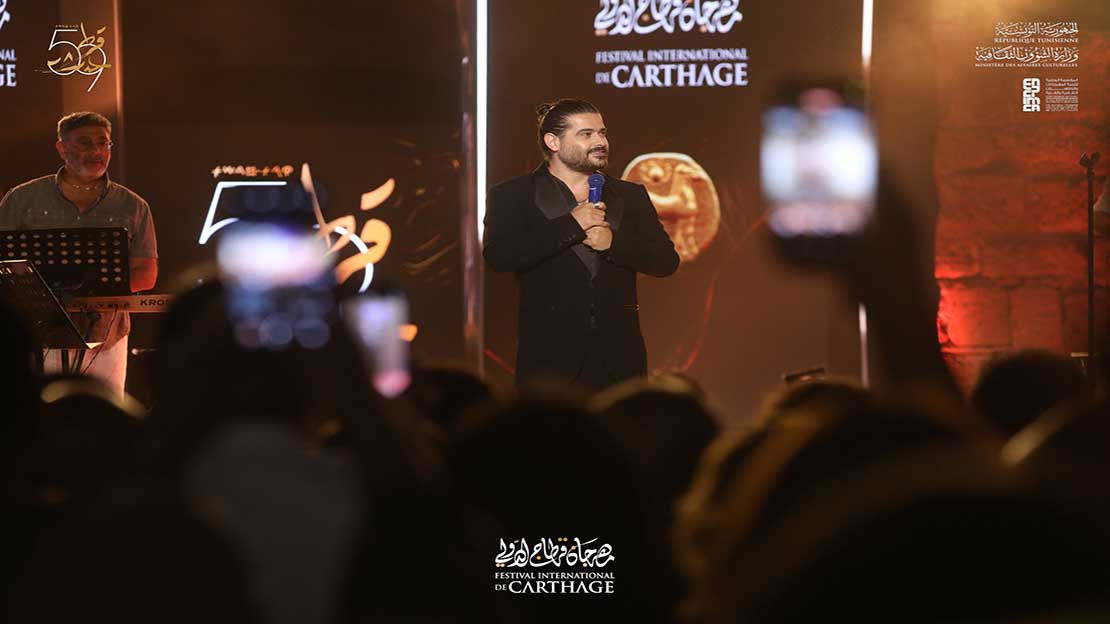 Nassif Zeytoun Lights Up Carthage’s Sky in an Unforgettable Evening